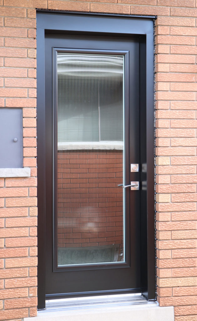 Black Door with Full Size Lite in Dundas Ontario