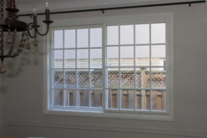 Windows Installation, Burlington, Ontario, dining room window before replacement